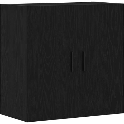 Maison Exclusive - Mobile a muro Rovere Nero 60 x 31 x 60 cm Legno multistrato