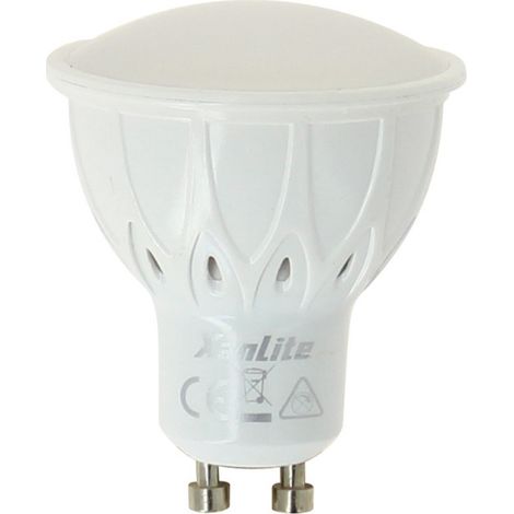 Ampoule LED spot, culot GU10, 6W cons. (50W eq.), lumière blanc chaud, dimmable par switch 10% - 50% -100% (1/6)