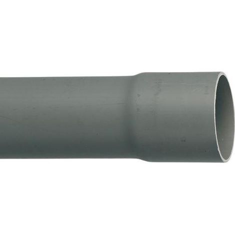 Tube d'évacuation PVC 100mm – Longueur 4m – Raccordement par collage – NF pour installations sanitaires – Dyka