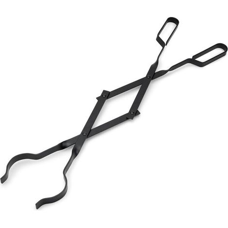 Pince à Cheminée, Pince à Bois de Chauffage de 66 cm, Outdoor Pince à Bûches, Accessoires de Cheminée pour Camp Cheminées, Foyer Intérieur Cuisinière D'extérieur