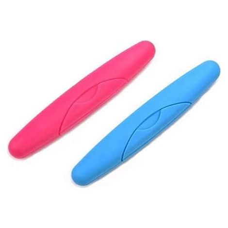 2Pcs Titulaire Boites Brosse à Dents en Plastique pour Voyage (1/5)