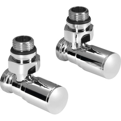 Aqualine C-START - Ventil-Anschlussset, Eckverbindung, Chrom SC237C (1/2)