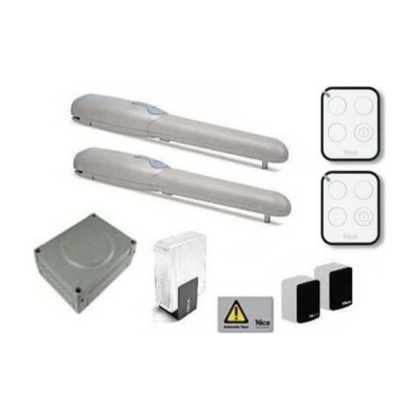 Kit d'automatisation pour portail battant NICE WINGO4BDKCE avec moteur Wingo WG4000 230 V