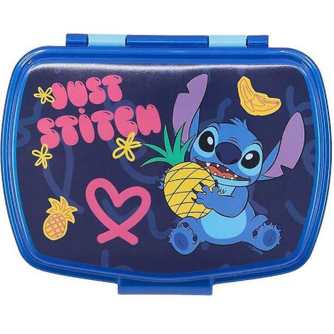 Rechteckige Brotdose für das Mittagessen von Kindern de Stitch (1/5)