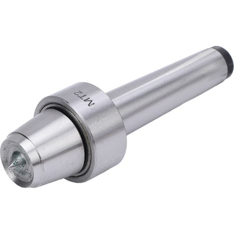 Contre-pointe tournante MT2 en acier inoxydable pour le travail du bois et des métaux (1/5)