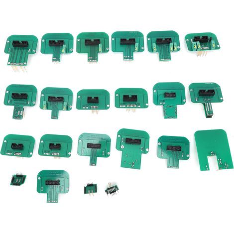 Adaptateurs de sonde à cadre LED BDM, outil de réglage de puce professionnel vert de remplacement pour Bosch 22 pièces