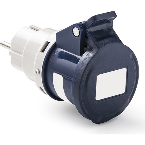 Rs Pro – Adaptateur électrique 2P+E 16A 230V – Boîtier mâle IP20 – Température de fonctionnement -25°C – Pour environnements industriels