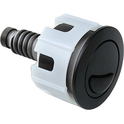 Bouton de chasse d'eau, interrupteur de chasse d'eau - bouton de chasse d'eau rond à double bouton, adapté aux accessoires de salle de bain câblés. (1/4)