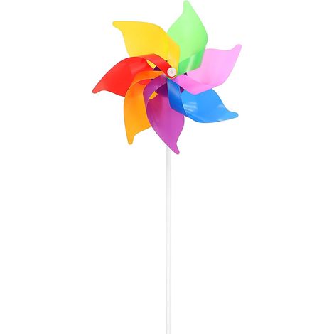 Moulins â Vent 7,1" Girouette Arc-en-Ciel Cadeaux Fête Coloré (1/5)