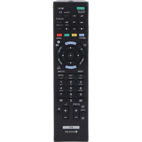 Télécommande Remplacement - ABS - Compatible RM-ED052 RM-ED050 RM-ED053 RM-ED060 RM-ED044 à RM-ED049 KDL-40HX750 KDL-46HX850 - 1 Pièce (1/5)