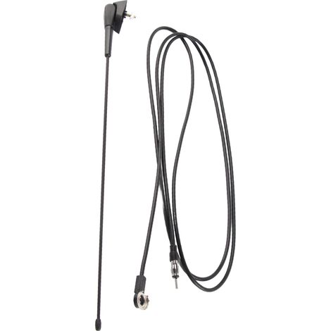 Antenne radio auto FM AM en caoutchouc noir, mât de remplacement compatible Peugeot 205 206 306 307 309 406 806, antenne de toit flexible, accessoire extérieur robuste. (1/5)
