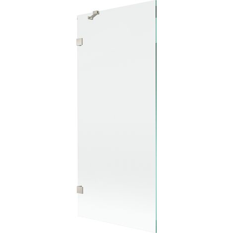 Mexen Lunar Duschabtrennung 1-flügelig 80 x 150 cm, transparent, gebürstetes Nickel - 897-080-000-97-00 (1/5)