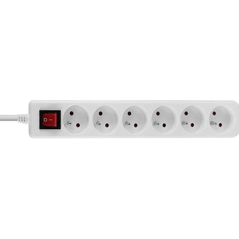 Multiprise LINDY 73126 blanc fiche mâle 1 pc(s) (1/5)