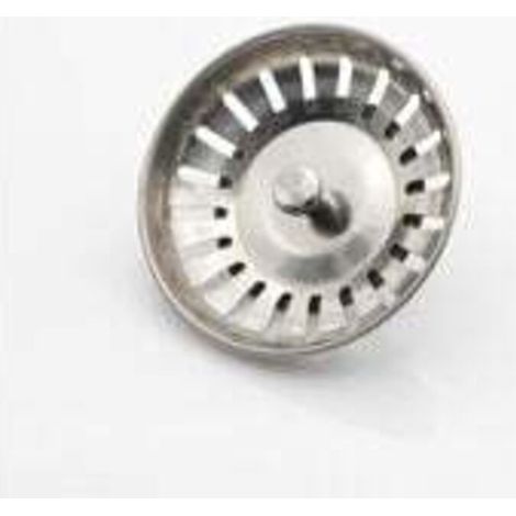 Panier à tamis pour évier, avec broche, bouchon de panier en acier inoxydable tamis pour évier, pièce de rechange idéale pour l'évier Blanco, crépine cuisine, vanne de panier à tamis