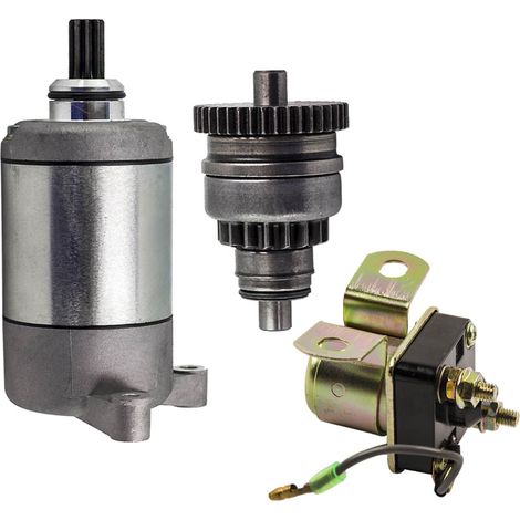 Starter Drive & Relay Solenoid For Polaris Atv Magnum 425 3083647 Sm1329850 fr (1/5)