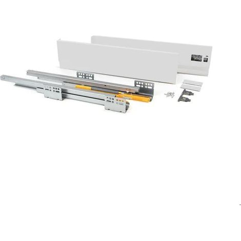 Cassetto esterno emuca Concept bianco acciaio 30 kg