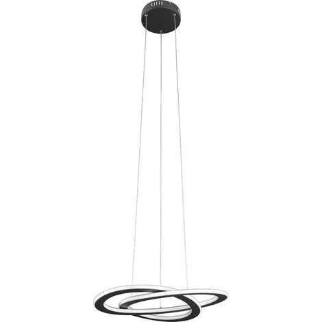Suspension luminaire LED Rolimare, lampe incurvée pour salle à manger (1/5)