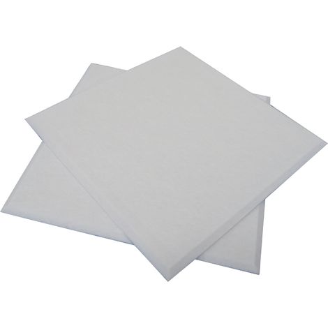 Lot de 12 panneaux en polyester haute densité, mousse de traitement acoustique, insonorisants et isolants phoniques pour la décoration murale, 30 x 30 x 1 cm, blanc. (1/4)