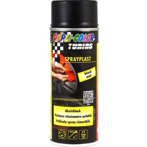 Motip spray in lamina di gomma Sprayplast nero opaco 400ml (1/5)
