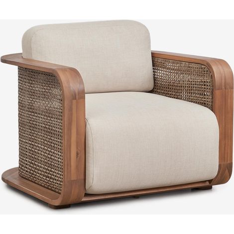 Fauteuil de jardin en bois d'acacia Noira SKLUM (1/5)