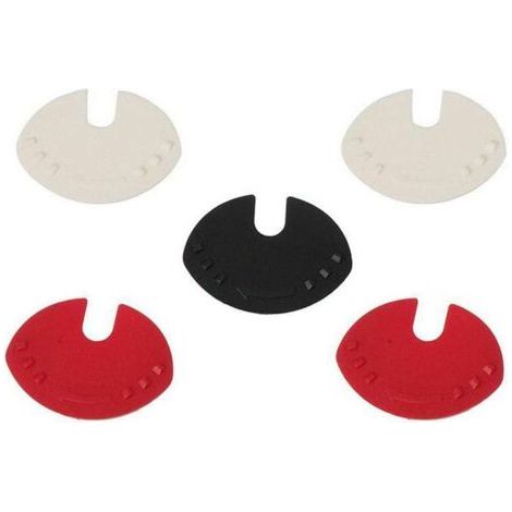 Juego de 5 tapas para latas con junta de sellado, 4,5 x 3,5 cm (1/5)