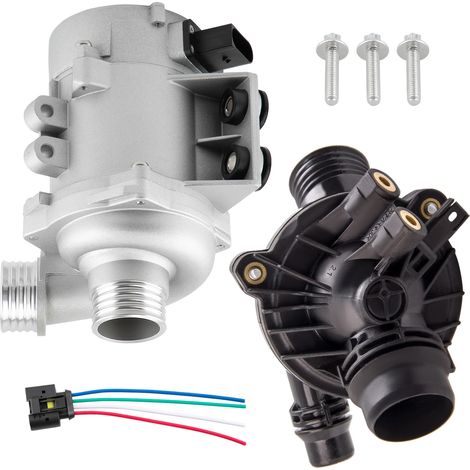 Pompe à Eau + Thermostat Refroidissement For BMW X3 X5 328I-128i 528i E65 E90 (1/5)