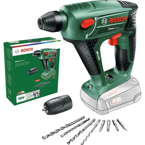 Bosch Cordless 18v Rotary SDS Hammer Drill UNEO Maxx Bare 060395230C Chuck + Bit