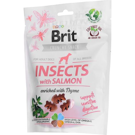 Snack per Cani Brit Salmone 200 g (1/3)
