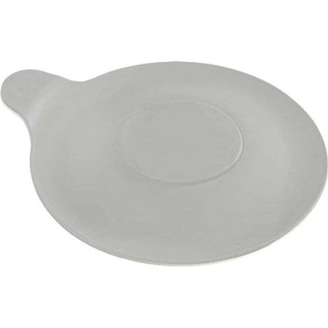 Bouchon de bain gris, bouchon de bain, bouchon en silicone, adapté à la cuisine et à la salle de bain 13,6 cm (1/4)