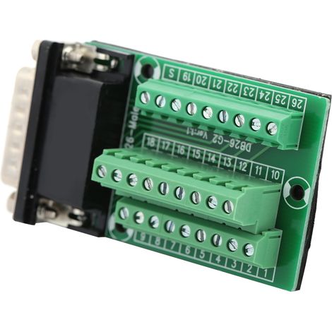 DB26-Steckeradapter DB26-G2-01 für Leiterplatten-Anschlussblock-Signalmodul, Breakout-Board-Anschluss (1/5)