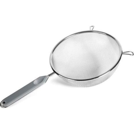 Passoire - Inox 25 cm - Manche Plastique Avec Entourage Inox - Usage Cuisine Maison - 1 Pièce