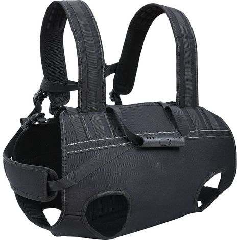 Mochila para perros en tallas XL-XXXL, tejido Oxford transpirable, correa antideslizante (42-54 cm, 70-96 cm, 12-34 kg) (1/5)
