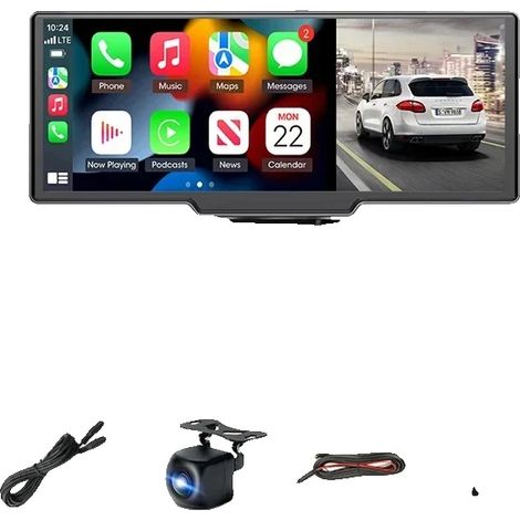Caméra de voiture, Enregistrement haute définition, Système de navigation, Caméra DVR-AHD 4K GPS, Aucun (1/2)