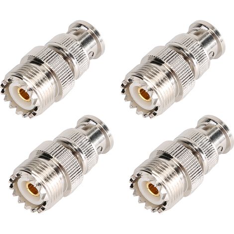Connecteur coaxial RF 4 BNC mâle vers UHF femelle (1/5)