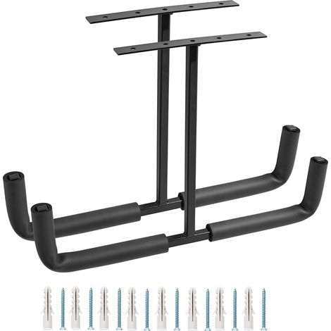 Crochets de plafond robustes pour garage, support de rangement au plafond pour garage, support mural utilitaire pour bois, outils, vélo, tige de pêche (1/5)