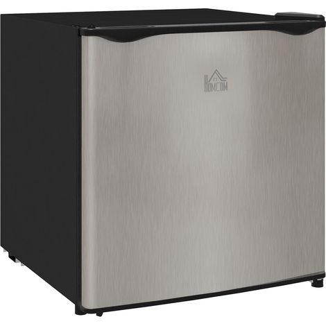 HOMCOM 35L Tabletop Freezer with Adjustable Temperature Wire Shelf Silver (1/5)