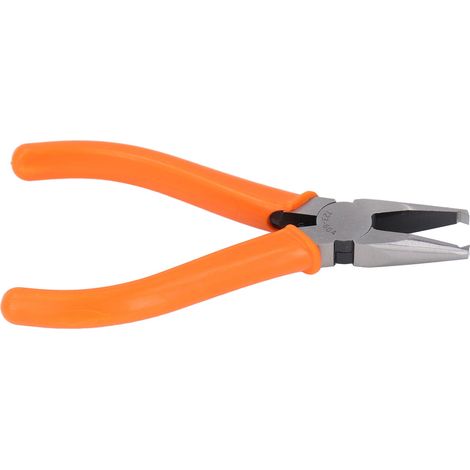 Pince coupante transversale d'angle droit 4mm acier chrome vanadium ressort automatique poignée antiglisse pour bijouterie électronique plastique (1/5)