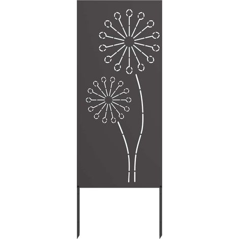 Pantalla de Privacidad para Jardín Calado Negro 50 x 140 cm vidaXL (1/5)