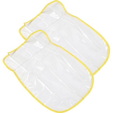 Lot de 10 protections transparentes pour dossier de siège enfant, protège-bébé des coups de pied et des irritations lors de la conduite d'une voiture, d'un camion ou d'un SUV. (1/5)