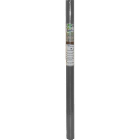 Anthrazitfarbenes Kunststoff-Moskitonetz, H.1 x B.2 m CENTRALE BRICO