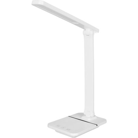 Lámpara de escritorio LED con control táctil, ajuste multiángulo, 3 modos de iluminación y protección ocular, ideal para estudiar. (1/5)