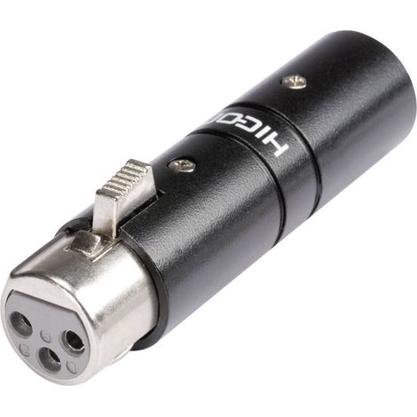 Adaptateur XLR Hicon HI-X3X3-FM XLR mâle - XLR femelle 1 pc(s) D16282 (1/2)