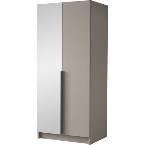Armoire Closico Staton II, Cachemire, 215x100x58cm, Portes d'armoire: Avec des charnières, Nombre d'étagères: 5 (1/4)