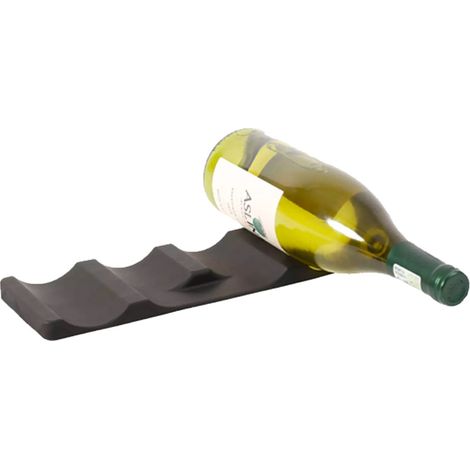 Tappetino Per Bottiglie Impilabili In Silicone 29,5x9,5x1,5cm