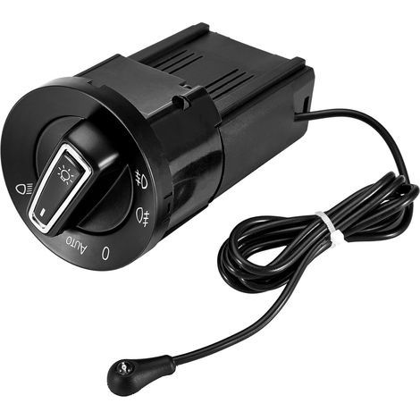 Interrupteur Phare avec Module de Capteur de Lumière, Comodo Feux Auto pour Golf Mk4 Polo 9N Bora Jetta Passat B5, Commande de Phare 3BD941531 3BD941531A 1C0941531 (1/5)