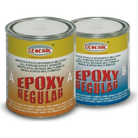 Ilcom thixotroper Epoxidklebstoff für Natur- und Kunststein sowie Keramik - EPOXY REGULAR a+b