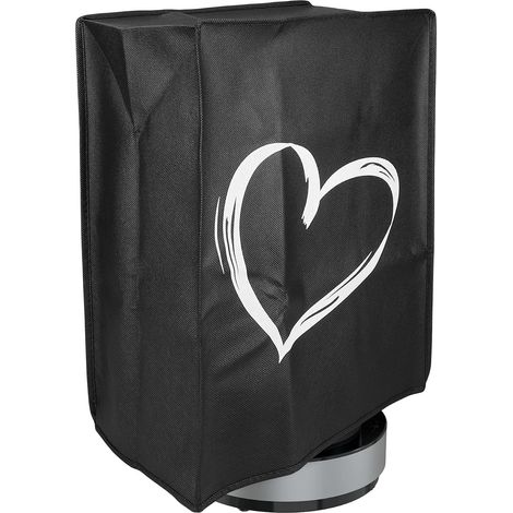 Housse Compatible avec Ninja CREAMi - Housse de Protection intégrale pour Robot de Cuisine - Blanc-Noir (1/5)