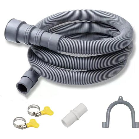 Tubo di scarico della lavatrice - tubo di scarico universale - tubo di scarico - lavatrice - tubo di scarico dell'acqua - lavatrici e lavastoviglie (3 - 3 m (1/3)
