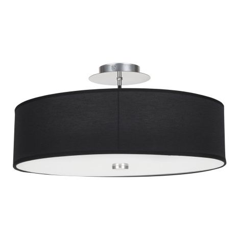 Plafoniera Nowodvorski Viviane nera/cromo 3xE27 50cm