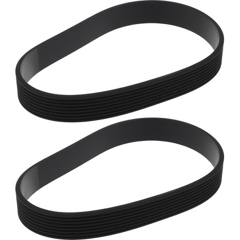 2 x 8PJ377 PJ Type Drive Belts for Air Compressor Pump Black (1/5)